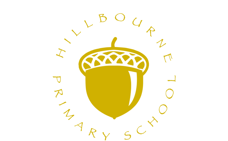 New school logo design for Hillbourne Primary School in Broadstone, Dorset